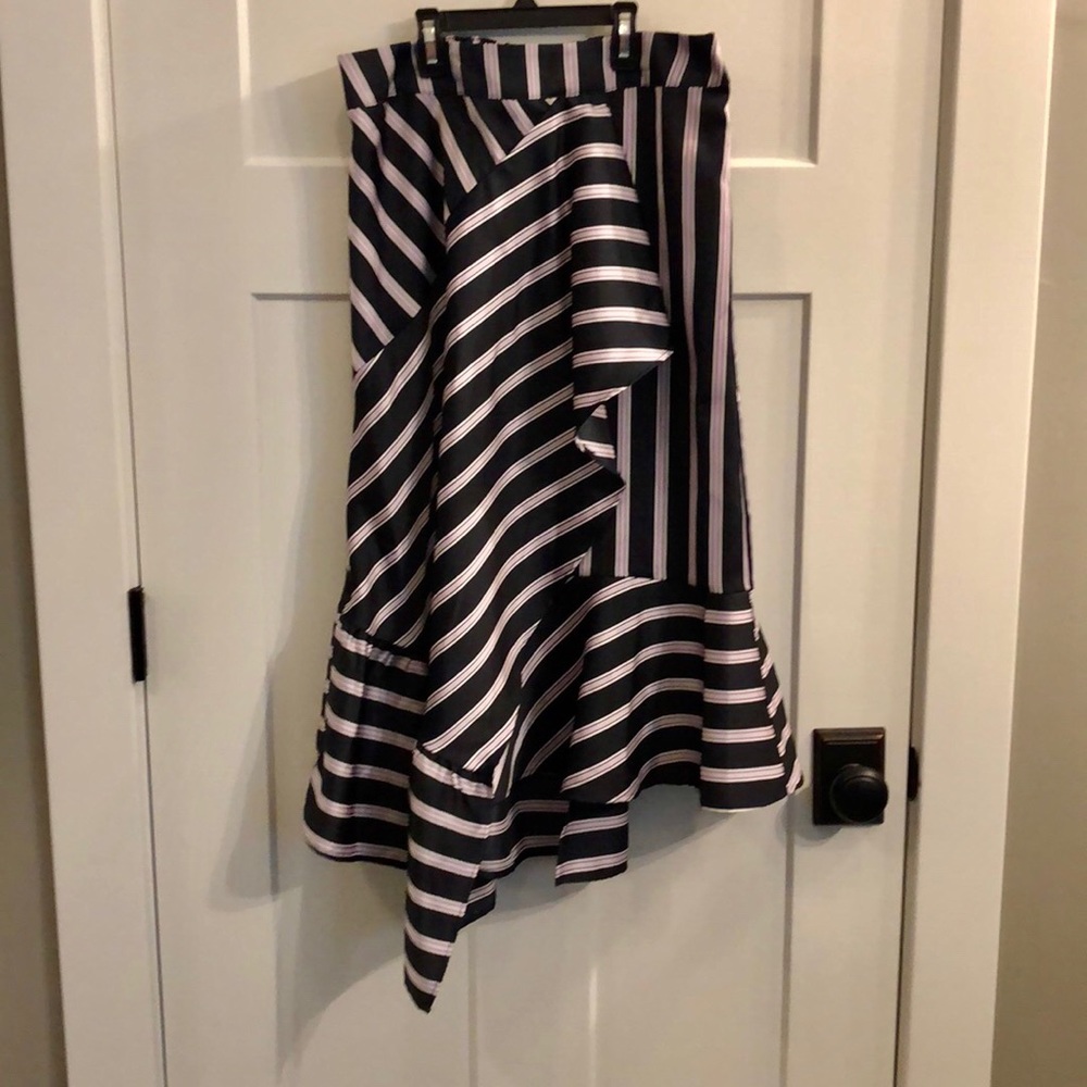 Long Striped Skirt